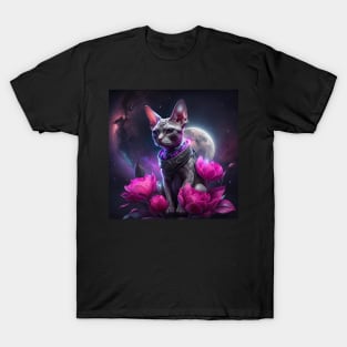 Galactic Sphynx Kitten T-Shirt